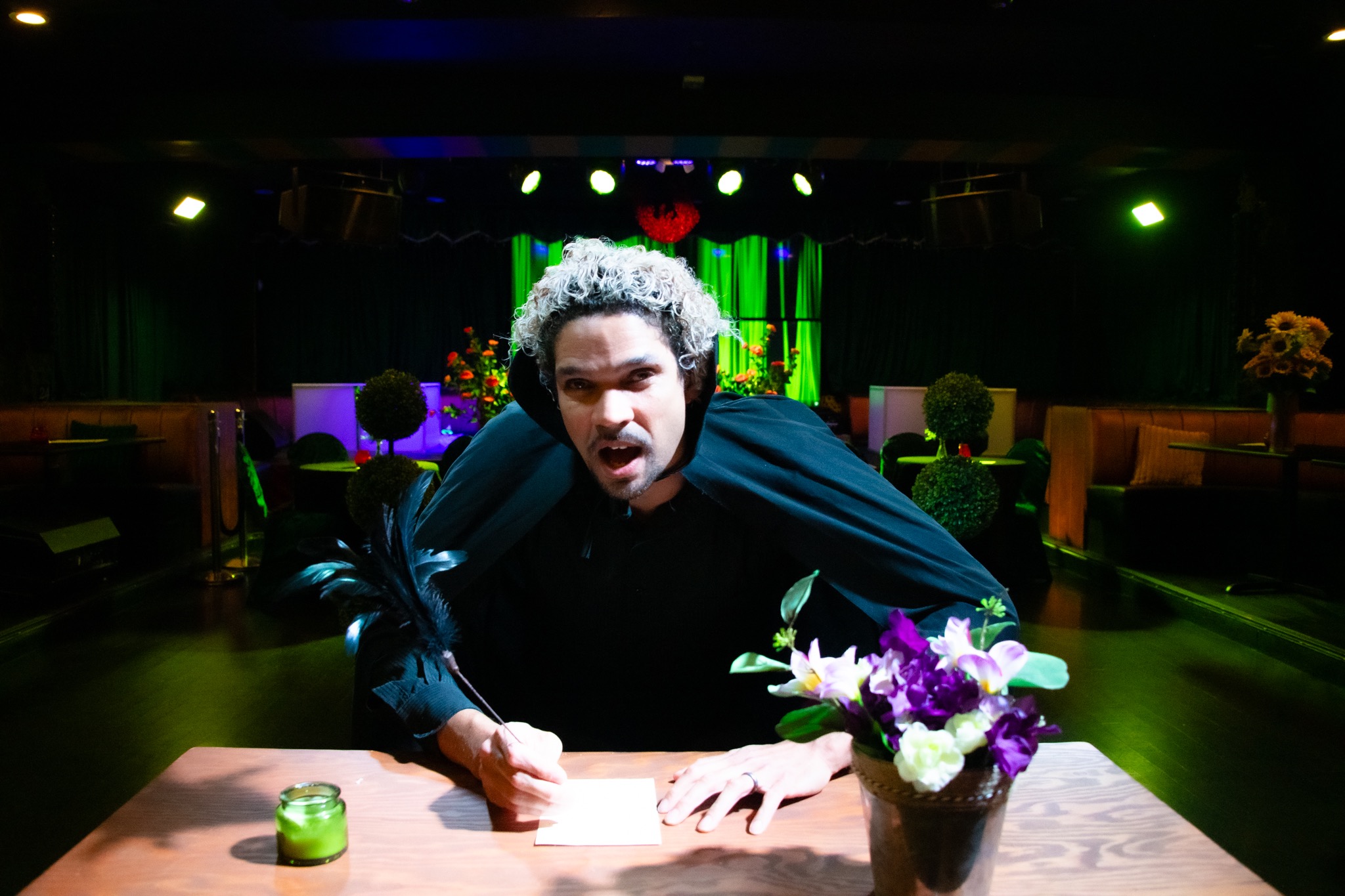 Production photograph from The One About the Letter